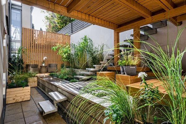 Дизайн двора частного дома: 10 идей для обустройства вашего дворика